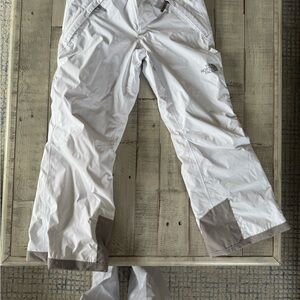 The North Face ez extend kids white snow Pants